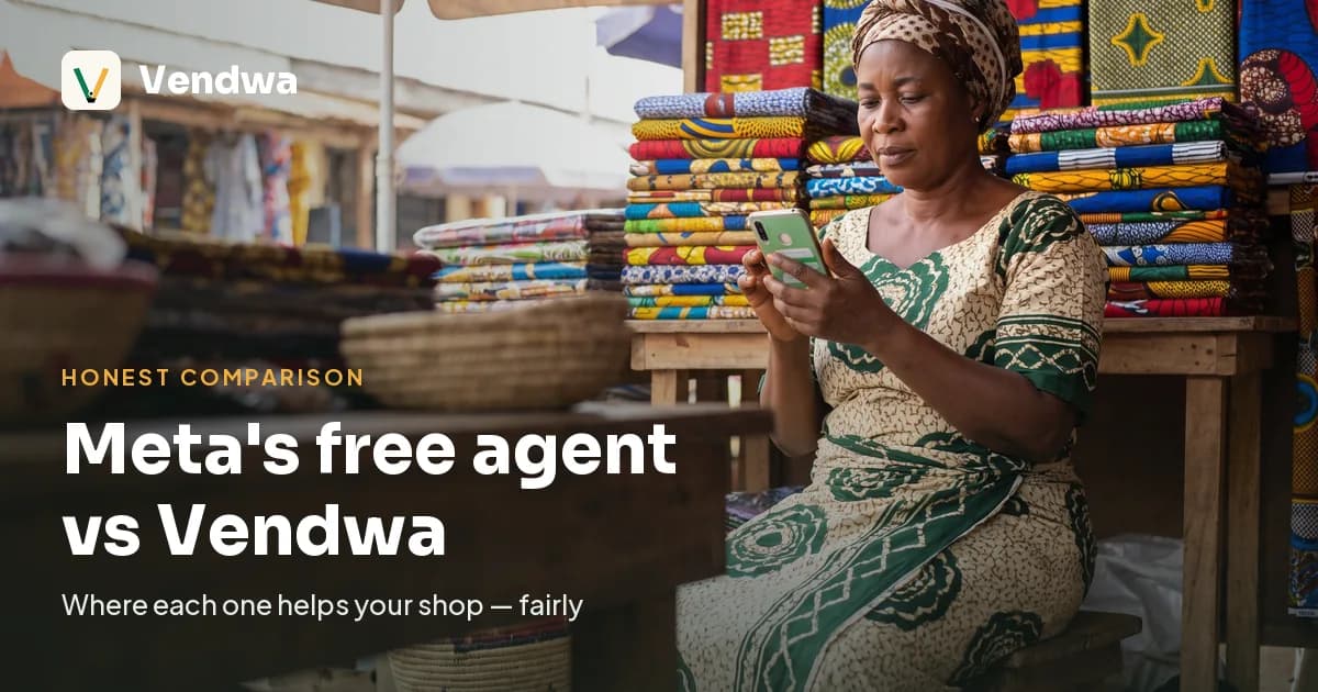 Meta's Free Business Agent vs Vendwa: An Honest Comparison